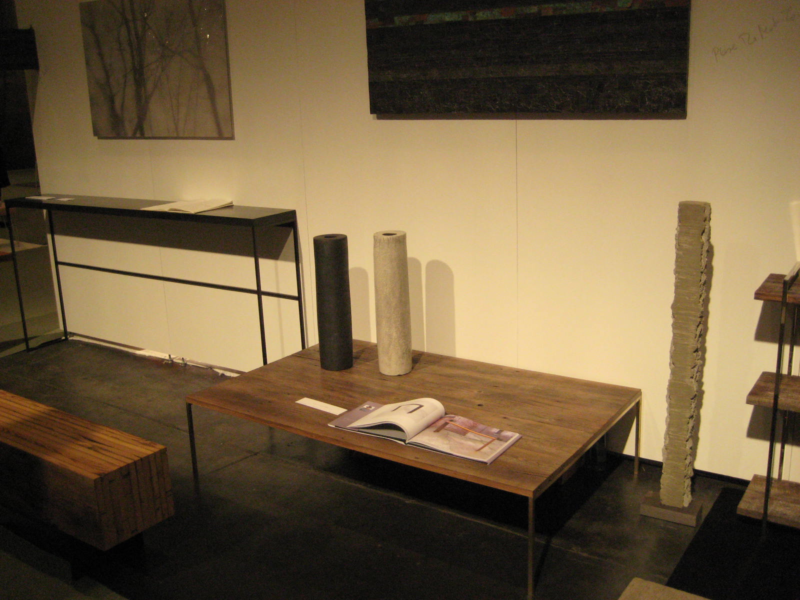 Designer Eric Slayton (Brooklyn) has a way with concrete, block wood ...
