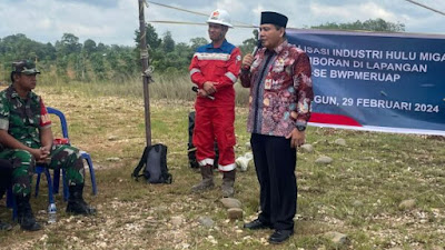 PJ Bupati Sarolangun Hadiri Kegiatan sosialisasi Industri Hulu Migas Di KSO Pertamina Bwp Meruap