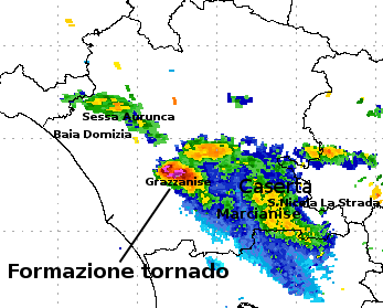 Tornado a Grazzanise