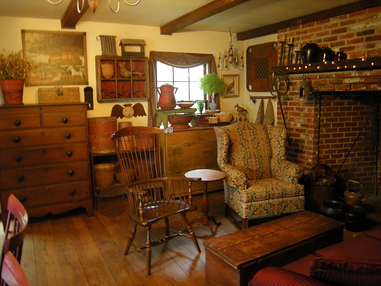 country decor on Winterberryfarm Primitives  Primitive Country Decorating