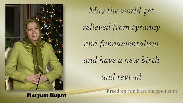 Iran-Maryam Rajavi’s New Year and Christmas greetings  23 December 2015