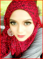 model jilbab merah