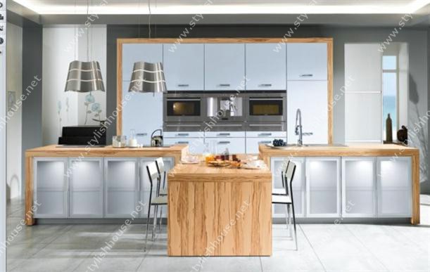 Rustic style with Contemporary French Style Kitchen Designs for stylishly house