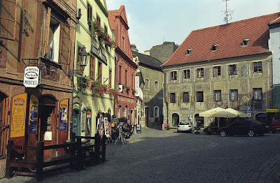 Cesky Krumlov, beautiful old city in Chez Republic