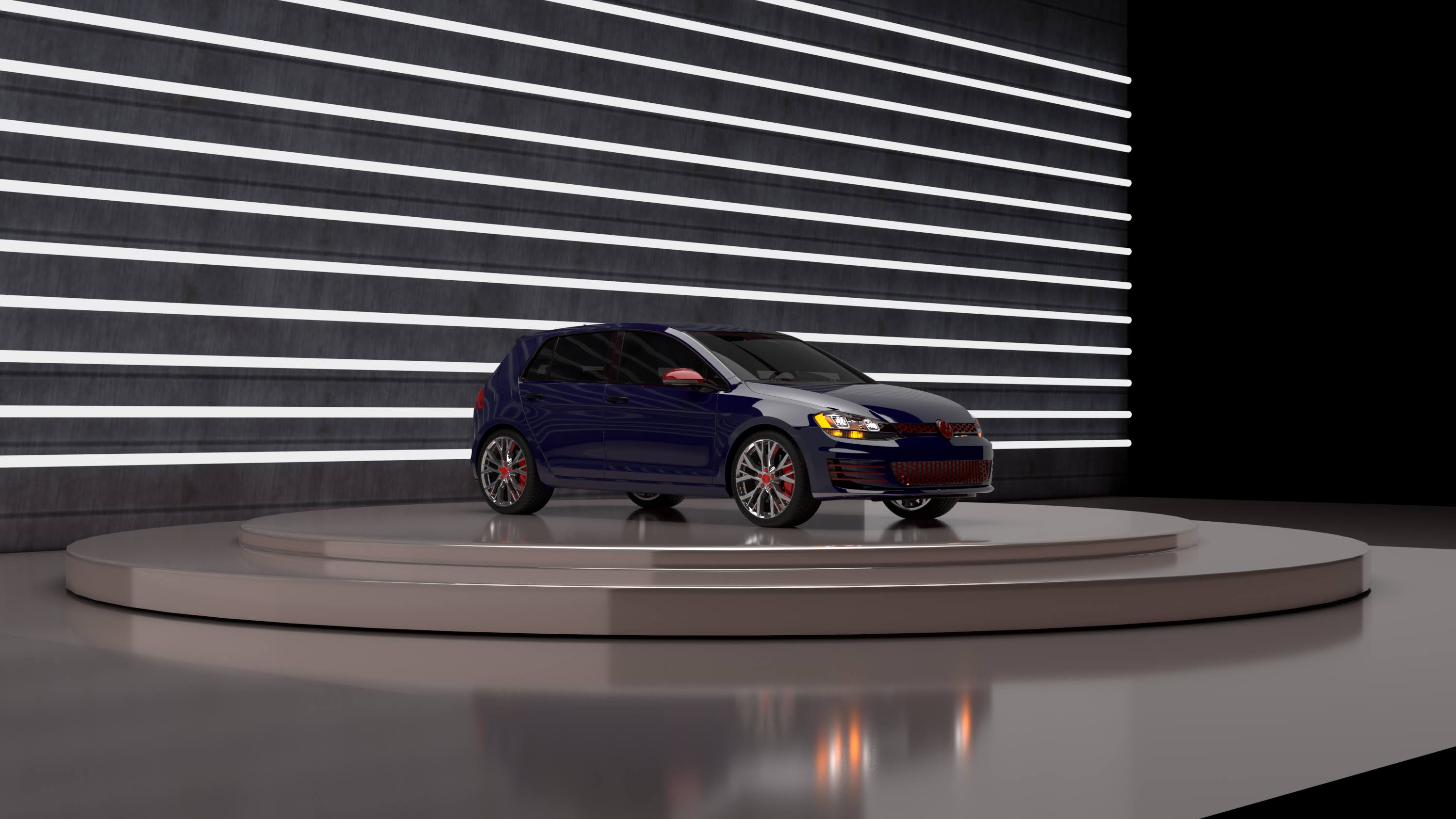 Volkswagen Gol | Texturing | Modeling | Animation 3D