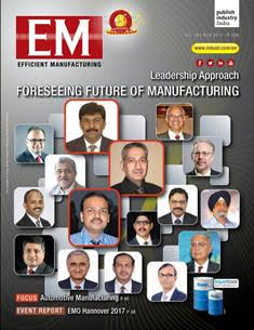 EM Efficient Manufacturing - November 2017 | TRUE PDF | Mensile | Professionisti | Tecnologia | Industria | Meccanica | Automazione
The monthly EM Efficient Manufacturing offers a threedimensional perspective on Technology, Market & Management aspects of Efficient Manufacturing, covering machine tools, cutting tools, automotive & other discrete manufacturing.
EM Efficient Manufacturing keeps its readers up-to-date with the latest industry developments and technological advances, helping them ensure efficient manufacturing practices leading to success not only on the shop-floor, but also in the market, so as to stand out with the required competitiveness and the right business approach in the rapidly evolving world of manufacturing.
EM Efficient Manufacturing comprehensive coverage spans both verticals and horizontals. From elaborate factory integration systems and CNC machines to the tiniest tools & inserts, EM Efficient Manufacturing is always at the forefront of technology, and serves to inform and educate its discerning audience of developments in various areas of manufacturing.