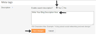 write your blogger or website brief search description here