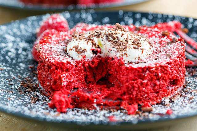 Chocolate Red Velvet Cheesecake for Two