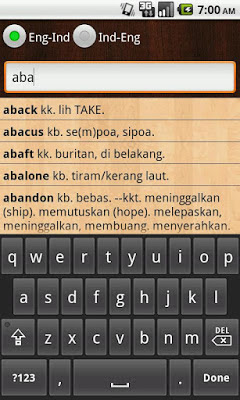 Aplikasi Kamusku (Inggris-Indonesia) Android Apk Download