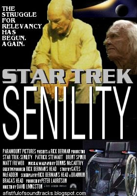 Patrick Stewart and Brent Spiner in 'Star Trek: Senility'