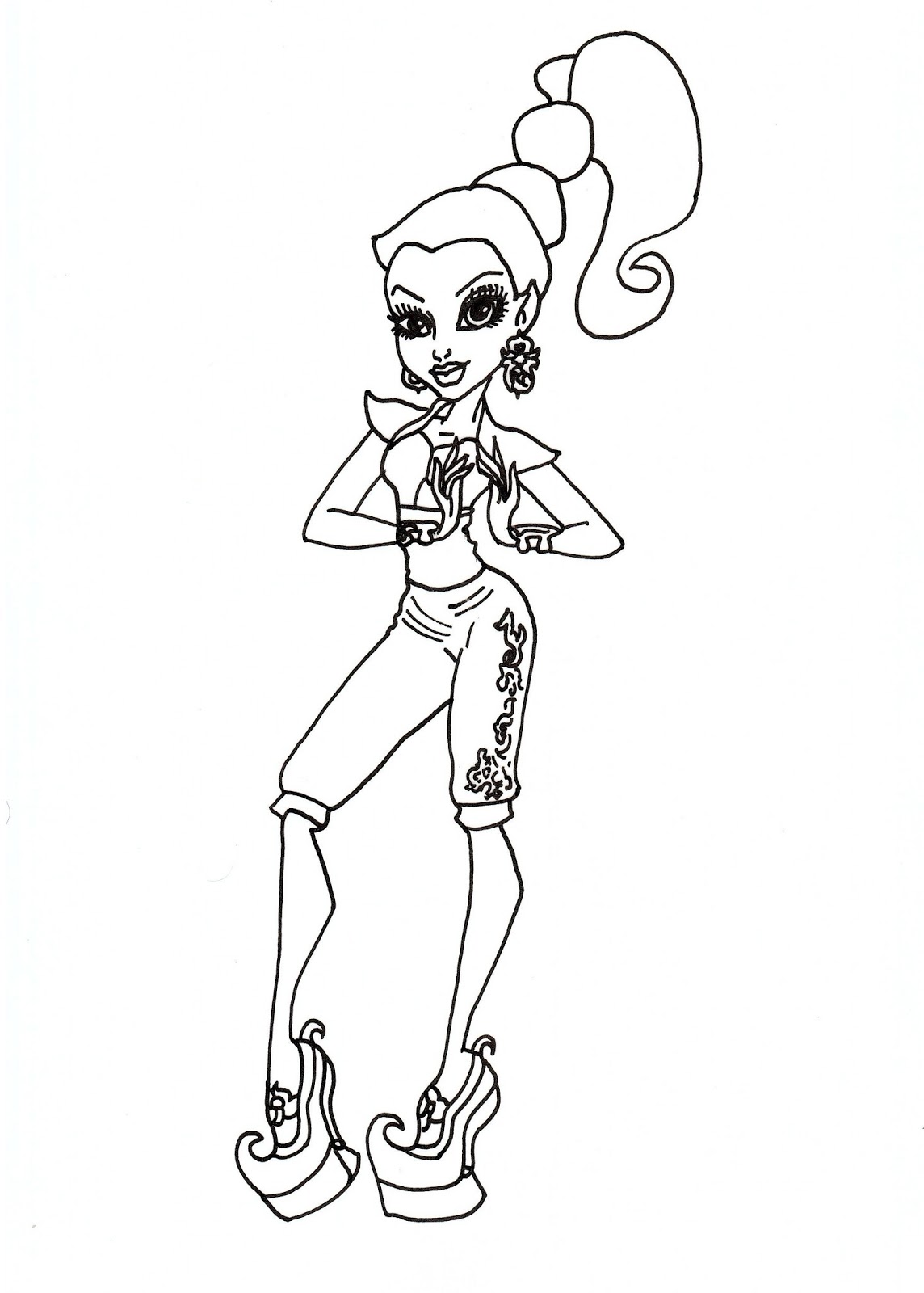 Download new monster high dolls 2014 coloring pages: Free Gigi ...