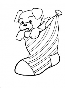  Dogs  Food Stuff christmas  puppy coloring  pages 