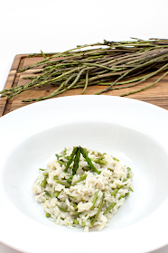 Risotto with wild asparagus