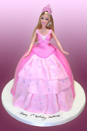 Sendbirthday Cake on Barbie Birthday Cake   Kathy Dvorski Cakes