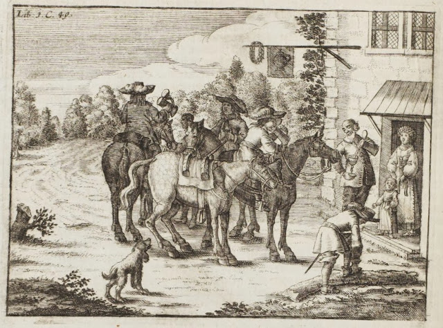 book engraving - rural scene