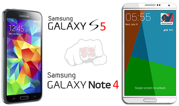 Samsung Galaxy Note S5 vs 4 Özellikleri Karşılaştırma ve Özellikleri