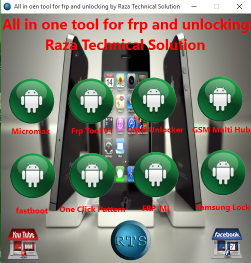 All in one tool for frp and unlock By Raza Technical Solution