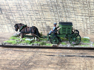 15mm 18mm Napoleonic Russian Apothecary Wagon Blue Moon