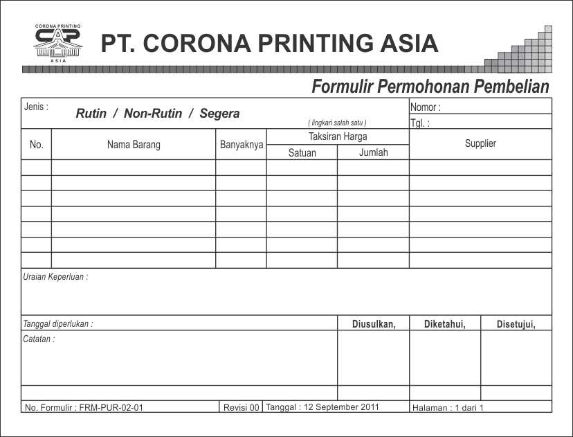 PERCETAKAN TANGERANG: Nota & Faktur