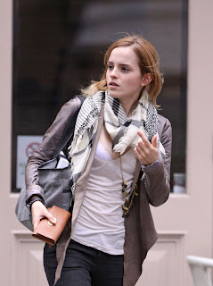 Emma Watson Showing Her White Bra!!!