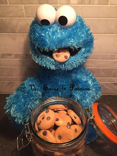 Cookie Monster chocolate chips cookies