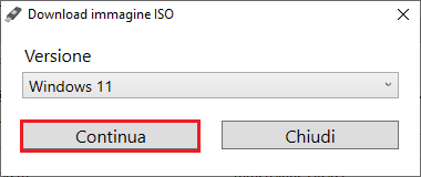 Rufus, Download immagine ISO