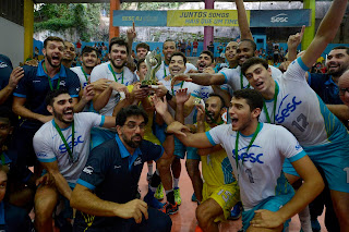 SESC Campeão Brasileiro da 2ª Divisão Masculina de Voleibol de 2017