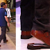 President Duterte spotted with a broken shoe in the event went viral