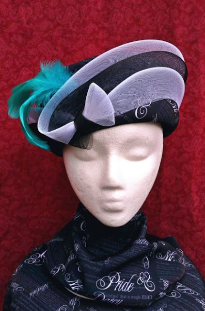 Hat by Wendy Dudley; Pride & Prejudice fabric by eSheep Designs