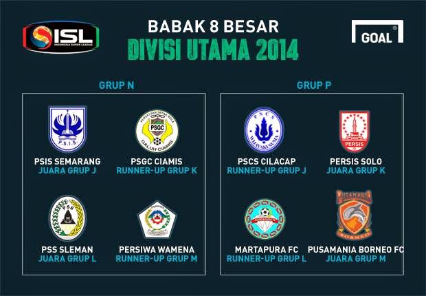 Babak Delapan Besar Divisi Utama 2014