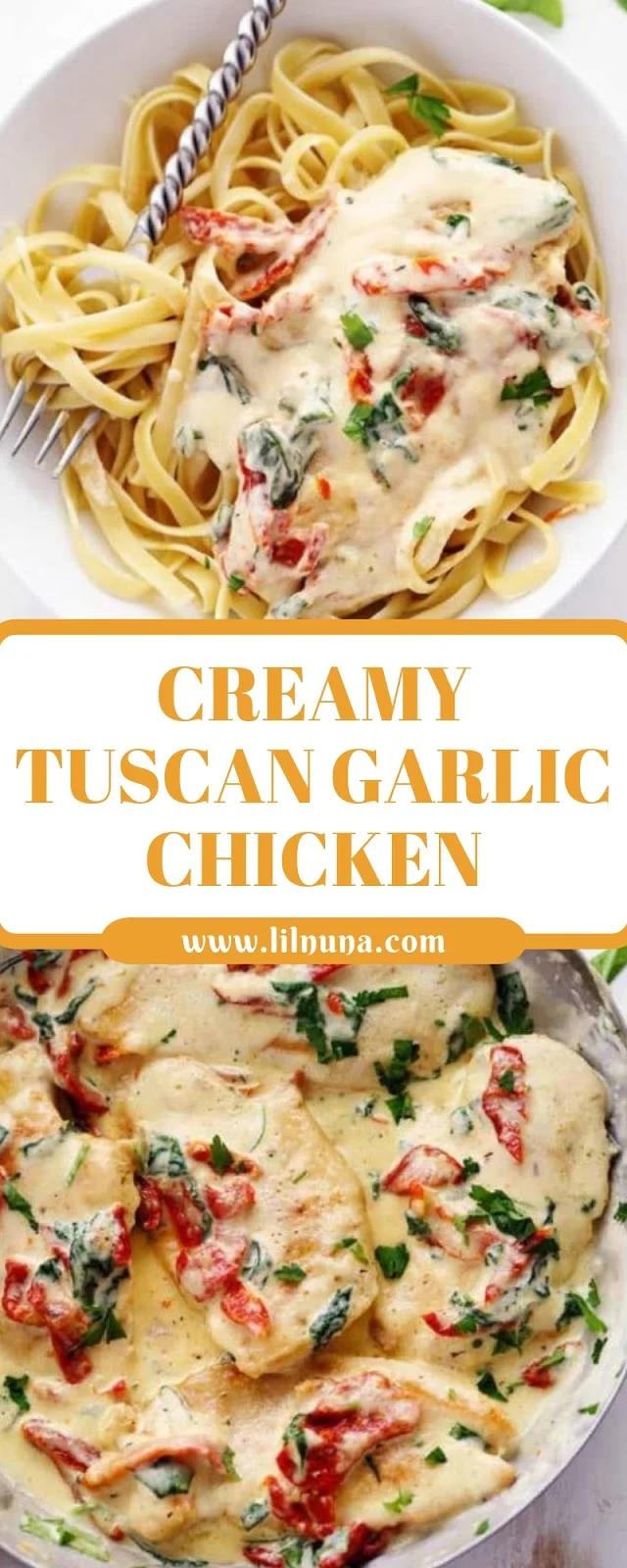 CREAMY TUSCAN GARLIC CHICKEN