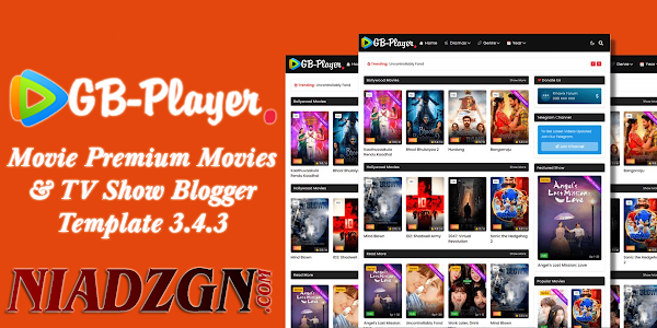 GBPlayer Movie Premium Movies & TV Show Blogger Template 3.4.3