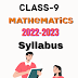 Cbse Class 9 Math Syllabus 2022-23