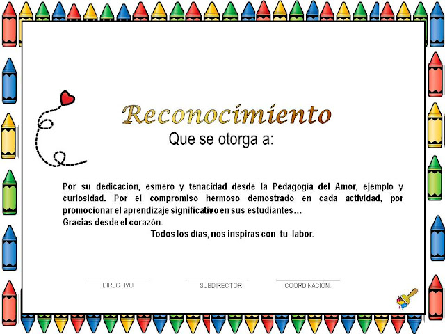 Reconocimiento Docente