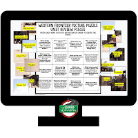 American History Picture Puzzles are great for TEST PREP, UNIT REVIEWS, TEST REVIEWS, and STUDY GUIDES