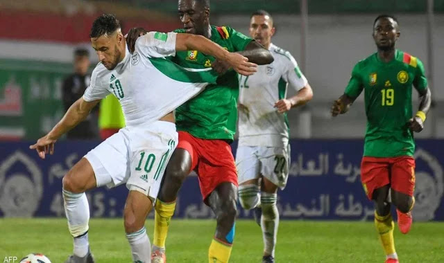 ضربة عكسية تنهي حلم منتخب الجزائر بي إعادة مباراة الكاميرون