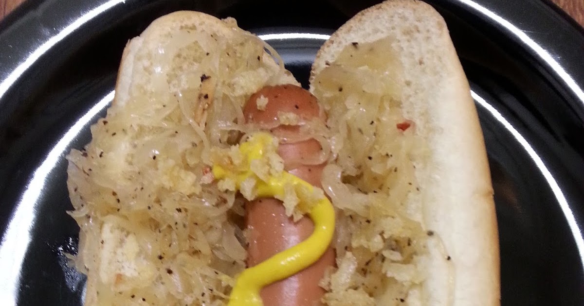 Christine's Pantry: Sauerkraut Hot Dogs