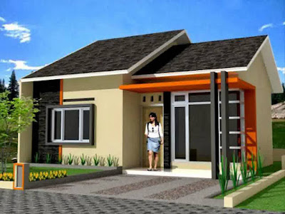 Tampilan 3D Desain Rumah Minimalis Dengan 3 Kamar Tidur Sederhana