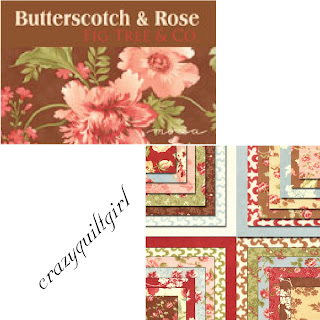 Moda BUTTERSCOTCH & ROSE Quilt Fabric by Fig Tree Quilts