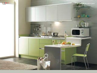 Green Modern Kitchen Interior Design Ideas