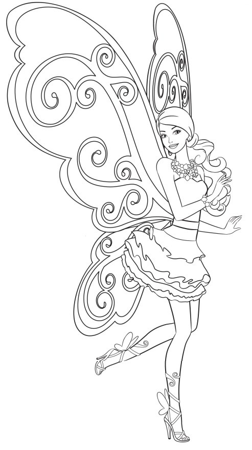 Barbie e o Segredo das Fadas,barbie colorir,barbie coloring,barbie fada,barbie coloriage