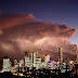 Incredible Cloud Cover Over Brisbane At Twilight, Australia  