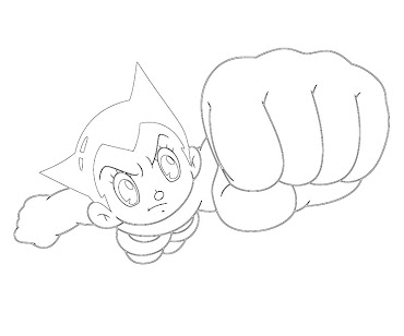 Astro Boy Coloring Pages