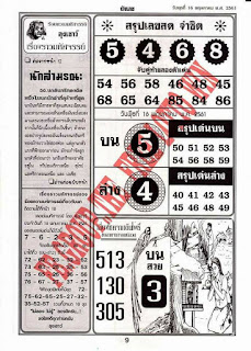 Thai lottery VIP First Paper Magazines For 16-06-2018