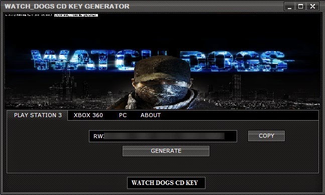 Watch Dogs CD KEY Generator