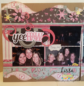 Yee Haw layout for Miss Kate Cuttables by Lissa Mitchell