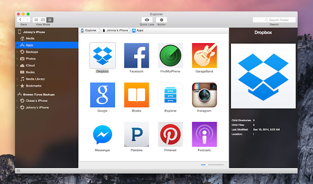 iExplorer 3.7.6.0 for Windows 3.7.5.0 for Mac