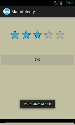 Android RatingBar