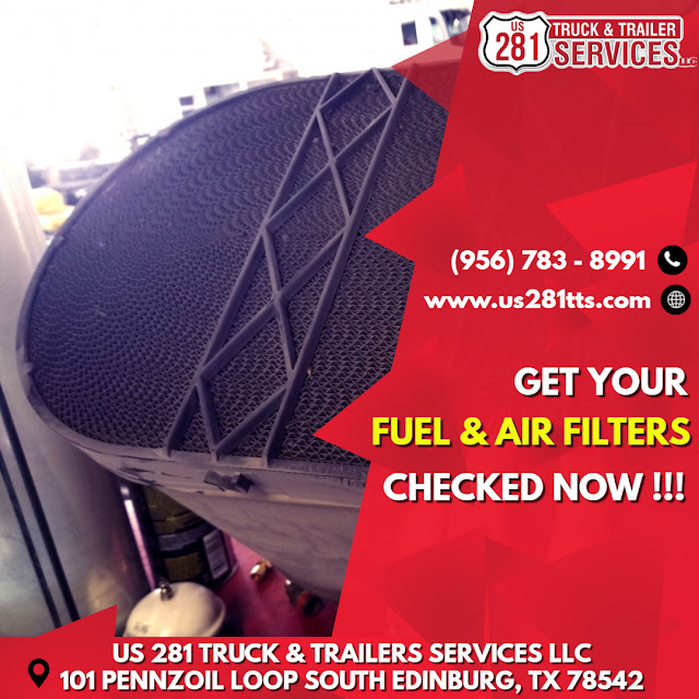 Truck engine oil & air filter repair in south texas at US 281 truck & trailers services  LLC