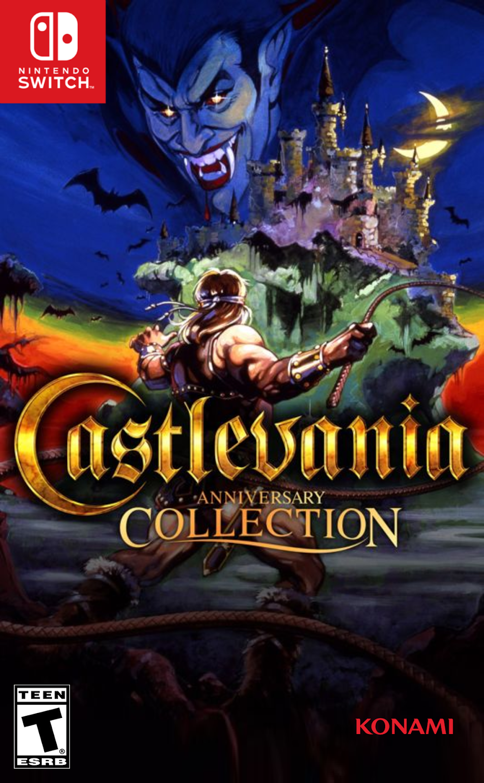 Castlevania Anniversary Collection - Cover Art